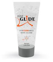 Just Glide Performance Hybrid Lubricant 20 ml, Vegan, Water-Based Formula