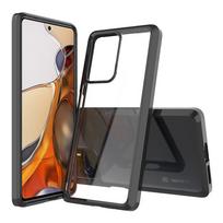 Crystal Clear Anti-fall Case for Xiaomi 13T, 11T, 10T - Transparent Acrylic 11 Lite juoda