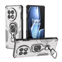 Lens Protection Kickstand Case For OnePlus 13 One Plus 13R Cover Ring Stand Magnetic Bracket Shell Fundas Coque OnePlus 13 black