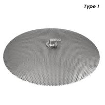 Homebrew 12'' Mash Tun False Bottom Kits, Stainless Steel Domed False Bottom with 3/8'' Hose Barb Elbow Fitting Brew Kettle Use gray