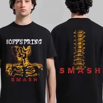 The Offspring Smash Album Graphic Tee Retro Punk Rock Streetwear Casual Unisex Top for Men Women XL brown