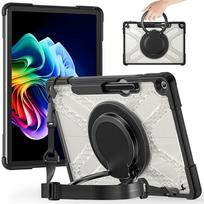 Microsoft Surface Pro 12-inch Armored Case with Stand and Shoulder Strap, Clear