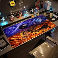 Naruto Large Mouse Pad Office Mouse Mats HD Print Desk Pad Non-Slip Rubber Bottom Computer Decor Item Office Use 30cmx80cm