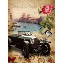5D „pasidaryk pats“ deimantinio dažymo rinkinys Retro automobilių meno deimantų siuvinėjimas Kalnų krištolų dekoracijos namams Square 40x50cm