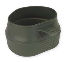 Puodelis Mil-tec Fold-A-Cup®, termoplastinė guma (tpr), 10 cm, 0.6 l, juoda sp.