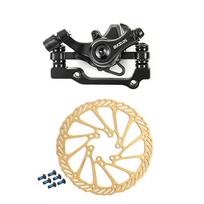 BUCKLOS MTB Mechaninis Diskinis Stabdžių Suportų Rinkinys Dviračio Stabdžių Svirtys su Kabeliu Priekinis Galinis Dviračio Diskinio Stabdžio Rotoriai Dviračių Dalys black