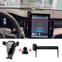 Car Mobile Phone Holder fit for Volvo XC60 2026+ Navigation Stand Auto Accessories GPS Bracket TYPE C Black gray