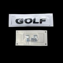 VW VOLKSWAGEN 2026 Naujo Automobilio Galinės Bagažinės Lipdukai Emblema Ženklelis Logotipas Dangteliai Raidės Lipdukas VW Golf 6 Golf 7 7.5 Automobilio Priedai white