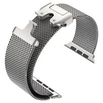 Milanietiškas dirželis Solo Loop apyrankė Apple Watch Ultra 3 49mm 46 42 44 45 41 40 38mm Iwatch 11 10 9 8 7 6 SE3/2 5 4321 38mm 40mm 41mm gray