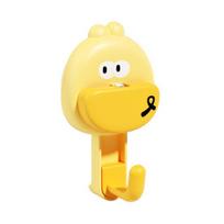 Suction Cup Hook Cartoon Animal Waterproof Bathroom Hook Removable Wall Hook for Bathroom Towels Kitchen Utensils geltona