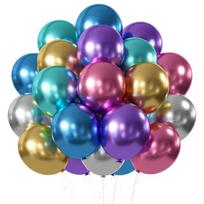 5/10inch 20/40pcs Metallic balloon set, birthdays, themed parties, pre wedding parties, graduation ceremony decoration balloons 20pcs&5inch blue