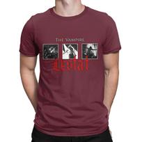 Men T-Shirts The Vampire Lestat Vintage Pure Cotton Tees Short Sleeve  T Shirts Crewneck Tops Unique 3XL bordinė