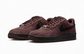 HM8517-201 Nike SB Air Force 1 Low  Light Chocolate  (Men's) 9 black
