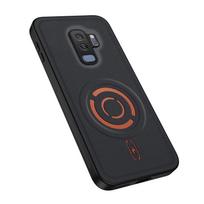 Skirta Samsung Galaxy S9 Plus dėklas Galaxy S9 Plus dangtelis Telefono dėklas Prabangus magnetinis silikoninis smūgiams atsparus apsauginis galinis dangtelis Coque Galaxy S9+ black