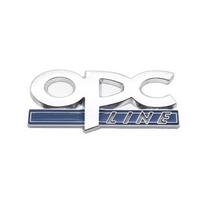 OPC Line Emblema Priekinės grotelių ženklelis Galiniai lipdukai Logotipas Opel Astra G H J K F Corsa D Zafira B Insignia Mokka Regal Priedai gray