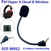 1Pcs Gaming Headsets Headphones For Kingston Hyperx Cloud 2 Ii X Core Pro Silver Cloudx Replacement Game Mic 3.5Mm Microphone A4 black