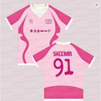 Ed Sheeran Loop Tour Fan Family 3D Printed Quick Drying Breathable Y2k Summer Sports and Leisure Short Sleeve T-shirt Unisex and Unisex 4XL pink