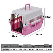 Pet Aviation Portable Carrier: Outdoor Cat & Small Dog Capsule Cage gray