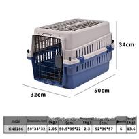 Pet Aviation Portable Carrier: Outdoor Cat & Small Dog Capsule Cage gray