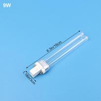 1 vnt. UV lempučių akvariumui, žuvų bakui, tvenkiniui, ultravioletinė sterilizavimo lempa, G23 5W 7W 9W 11W 13W UVC H formos vamzdis 9W