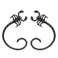 Gothic Punk Scorpion Ear Cuff: Creative Dark Design, Hip Hop Simulation, Poisonous Ear Clip Earring black