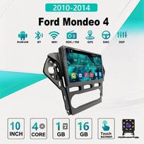 2Din Android Car-Play Car Radio,Ford Mondeo 4 2010-2014,Multimedia Player Head Unit Stereo GPS Navigation BT WIFI,2+32GB 1+16GB juoda