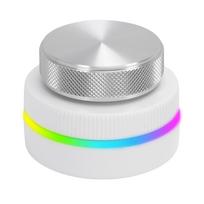 Custom Knob Controller 2.4G BT USB C Volume Control Knob Multimedia Controller with RGB Light for Phone Tablet Laptop PC