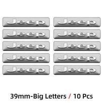 26mm 39mm Automobilio Metalinis Logotipas Raktų Emblema Lipdukas Dekoracija Jeep Renegade Compass Grand Cherokee Wrangler Patriot Rubicon Liberty
