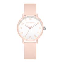 Silent Second 3 ATM Water Easy to High School Junior High School Unisex [Exam Watch] Hand, Analog, Simple, Cute, Stylish, Popular, Resistant, rožinė