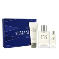 Giorgio Acqua Di Giò Eau de Toilette Men's Three Piece Set Perfume 100ml+Perfume 15ml+Shower Gel 75ml