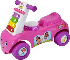 Jakks Pacific Fisher-Price Little People Music Adventure Ride-On Toy Car, Pink (JA505914)