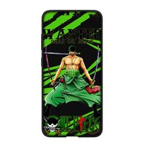 Telefono dėklas, skirtas Samsung Galaxy S24 S23 iPhone 15 14 Xiaomi Redmi Note 13 12 11 8 10 9 Pro Max X XR OPPO Huawei Roronoa Zoro Anime Luffy One Piece Cover for Redmi 10A rausvai ruda