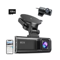 Redtiger F7NP WiFi 4K + 1080p 128GB Dash Cam