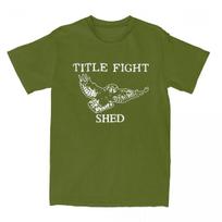 Title Fight Shed Owl vyrams moterims marškinėliai gėlių žali marškinėliai nuostabūs marškinėliai medvilnė naujiena drabužiai XL armijos žalia spalva