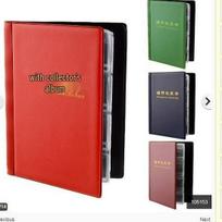 120 monetų kolekcijos albumas - Modelis P, Aukščiausios kokybės, Garantuotas pasitenkinimas Red black