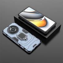 For Realme 11 Pro Plus Case Shockproof Armor Phone Cases For Realme 11 11Pro+ 5G Magnetic Ring Holder Stand Protect Back Cover Realme11 Pro Plus 5G tamsiai mėlyna