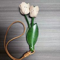 New Flower Story Series Hand-sewn Tulip Hanging Keychain And Bag Companion Cactus Charm Pendant Rope Accessories Creative Decor balta