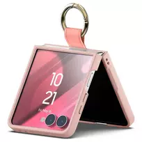 Mercury Gold Ring Case for Samsung Galaxy Z Flip8 pink