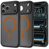 Spigen Ultra Hybrid Mag MagSafe Case for iPhone 18 Pro Max / 17 Pro Max black-orange