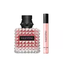 Valentino Set: Born In Roma Donna, Eau De Parfum, For Women, 100 ml + Born In Roma Donna, Eau De Parfum, For Women, 15 ml