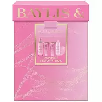 Baylis  AND  Harding Pamper Beauty Box ( Jojoba, Vanilla  AND  Almond Oil ) - Body care set in a gift box ( 5 pcs )