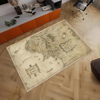 Azeroth Adventure World of Warcraft Map Rugs Cool and Popular Area Carpets Fantastic Floor Mats for Boys' Rooms and Movie Decor 50x80cm