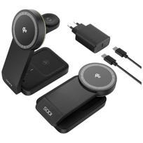 SODI Foldable 3-in-1 travel wireless charger W79 Qi2 black