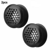 2pcs Air Vent Grille Air Outlet Fresh System Air Vent Grille Ventilation Plugs Cabinet Metal Ventilation Plugs juoda