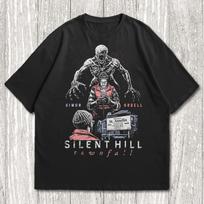 Vintažinis 90-ųjų Bootiškas Stilius Silent Hill Townfall Marškinėliai, Simon Ordell Marškinėliai, Retro Silent Hill Townfall Dovanos Vyrams Ir Moterims Unisex Marškinėliai M gray