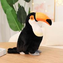Cartoon Pelican Plush Toys Realistic White Pelican Stuffed Bird Animal Soft Dolls Promotional Cheap Christmas Birthday Gifts yellow