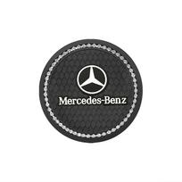 1/2 vnt. Deimantinis automobilio padėkliukas puodeliui Laikiklis vandens puodeliui Neslystantis padas Neslystanti kilimėlis Mercedes Benz AMG A B C E R G klasėms W212 W176 W211 black