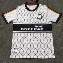 Vyriški bohemiški „Fan Edition“ trumparankoviai futbolo marškinėliai iš bambuko pluošto, našus futbolo uniforma, ruduo/žiema Medium black
