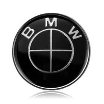 1Pcs 45mm Car Steering Wheel Badge Emblem Sticker Auto-Styling For BMW E36 E46 E53 E90 E60 E61 E93 E87 X1 X3 X5 X6 F30 F20 F10 black