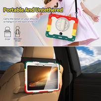 360 Rotatable Armor Case For OnePlus Pad 11.61 inch Heavy Duty Rugged Cover Multi Angles Stand With Hand Strap Shockproof OnePlus Pad 2023 black